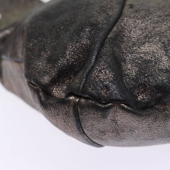 Salvatore Ferragamo Hand Bag Leather Gold Tone Auth bs15051 - Picture 9 of 16